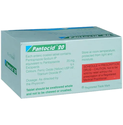 pantocid 20mg tablet 15's